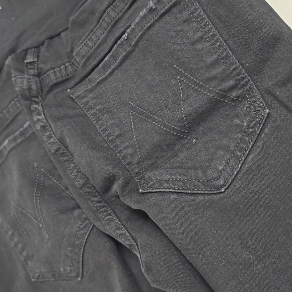 Mother The Looker Ankle Fray Jeans in Guilty As Sin (Maternity) - Picture 11 of 11